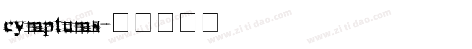 cymptums字体转换