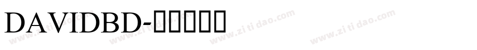 DAVIDBD字体转换