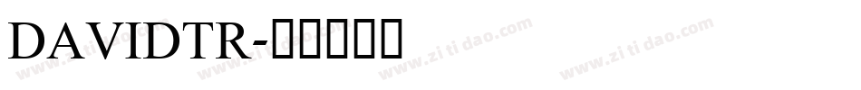 DAVIDTR字体转换
