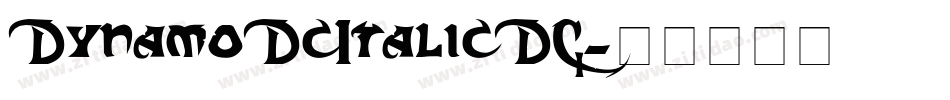 DynamoDcItalicDC字体转换