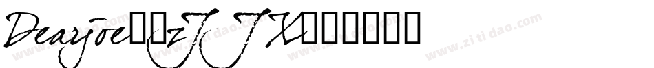 Dearjoe2-zJJX字体转换