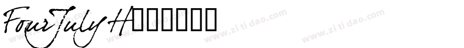 FourJulyH字体转换