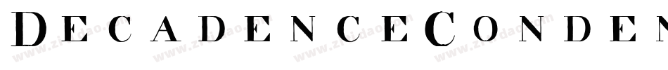 DecadenceCondensed-ovMd字体转换