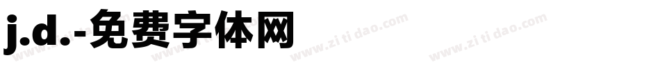 j.d.字体转换