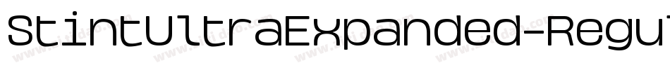 StintUltraExpanded-Regular字体转换