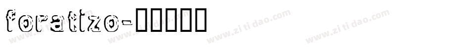 foratizo字体转换