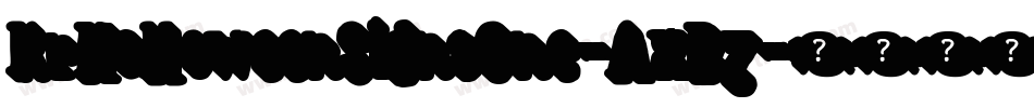 KrHalloweenSignsOne-AxB7字体转换