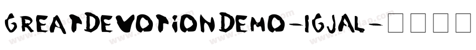 GreatDevotionDemo-1GjAL字体转换