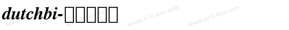 dutchbi字体转换