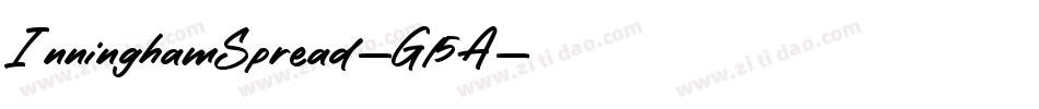 InninghamSpread-Gl5A字体转换
