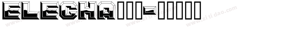 ELECHA__1字体转换