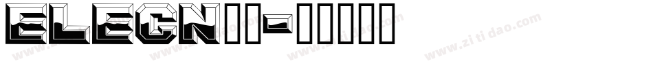 ELECN_1字体转换