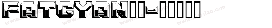 FATCYAN_1字体转换
