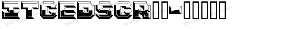 ITCEDSCR_1字体转换