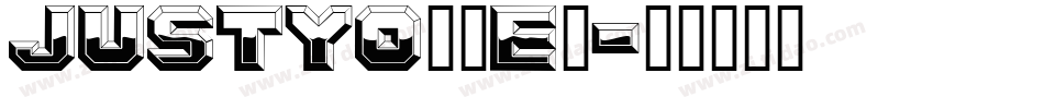 JUSTYO_7E1字体转换