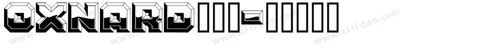 OXNARD__1字体转换