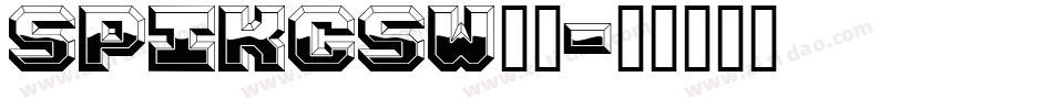 SPIKCSW_1字体转换