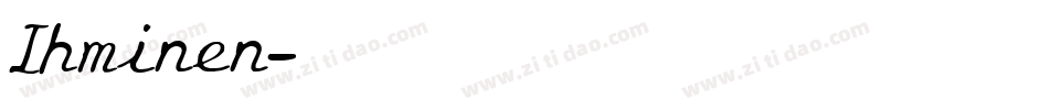 Ihminen字体转换