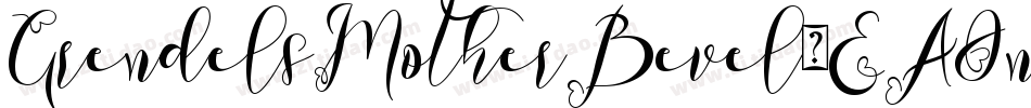 GrendelsMotherBevel-EAOn字体转换