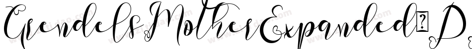 GrendelsMotherExpanded-DDyW字体转换