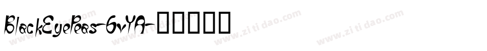 BlackEyePeas-6vYA字体转换