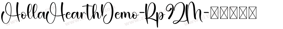 HollaHearthDemo-Rp9ZM字体转换