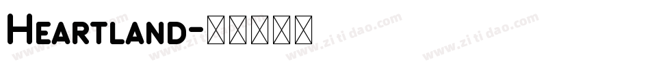 Heartland字体转换