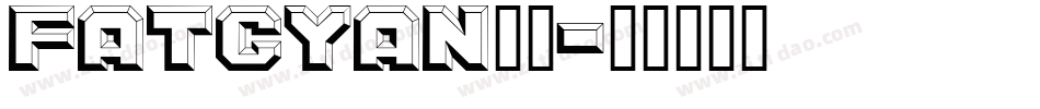 FATCYAN_1字体转换