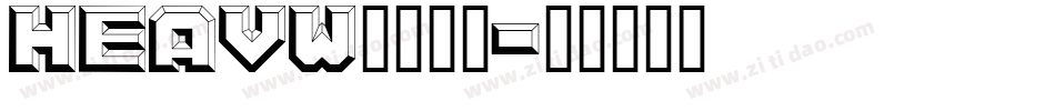 HEAVW___1字体转换