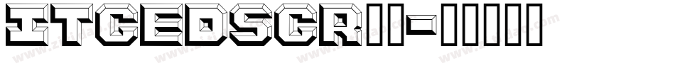 ITCEDSCR_1字体转换
