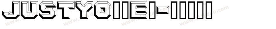 JUSTYO_7E1字体转换