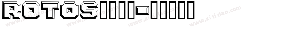 ROTOS___1字体转换