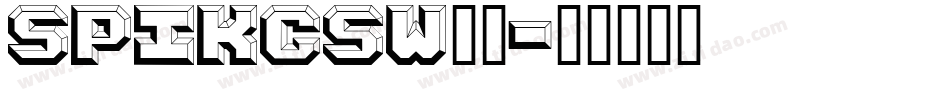 SPIKCSW_1字体转换