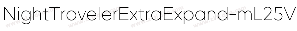 NightTravelerExtraExpand-mL25V字体转换 NightTravelerExtraExpand-mL25V字体转换