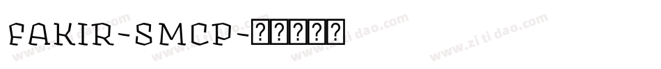 fakir-smcp字体转换