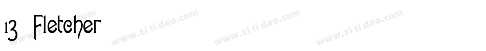 13_Fletcher字体转换