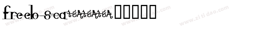 FREEBSCA-1字体转换