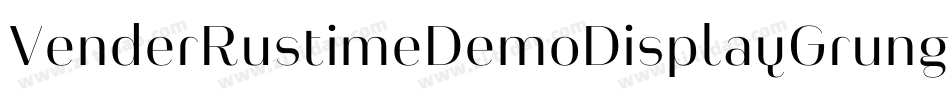VenderRustimeDemoDisplayGrunge-6YyB1字体转换
