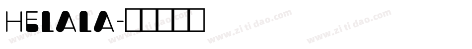 Helala字体转换