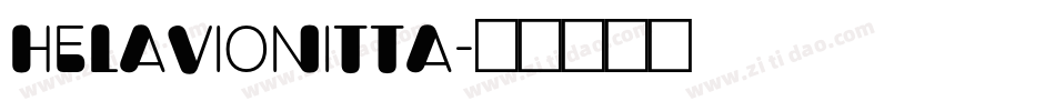 Helavionitta字体转换