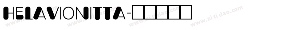 Helavionitta字体转换