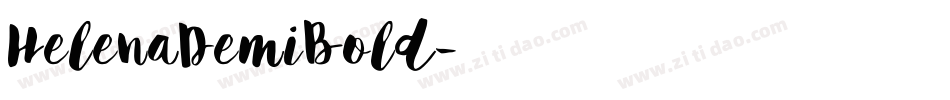 HelenaDemiBold字体转换