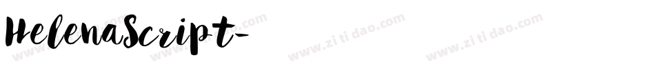 HelenaScript字体转换