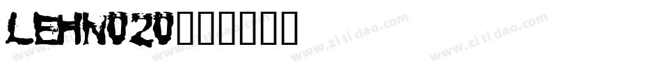LEHN020字体转换