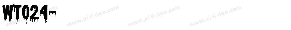 wt024字体转换