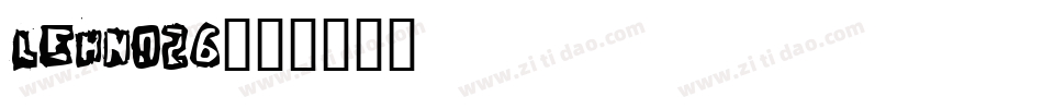 LEHN026字体转换