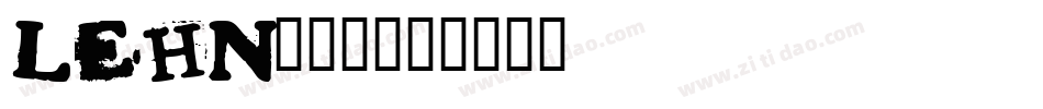 LEHN046字体转换