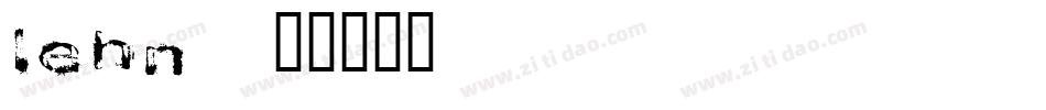 LEHN054字体转换