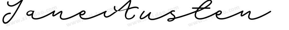 JaneAusten_0字体转换
