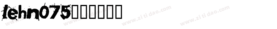 LEHN075字体转换